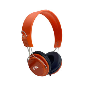 Auricular Gtc Estereo Hsg-182 Con Microfono Naranja